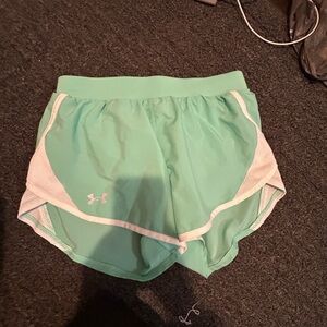 Under Armour Women's Teal Athletic Shorts